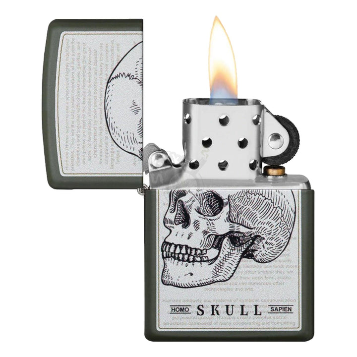 Zippo Skull Design - SmokeTime